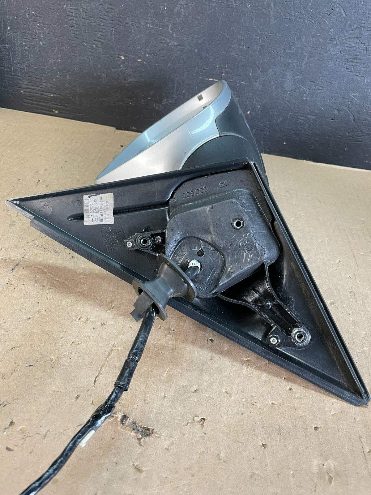 2009 to 2012 Audi Q5 Right Passenger Side Door View Power Mirror AD5882 DW4