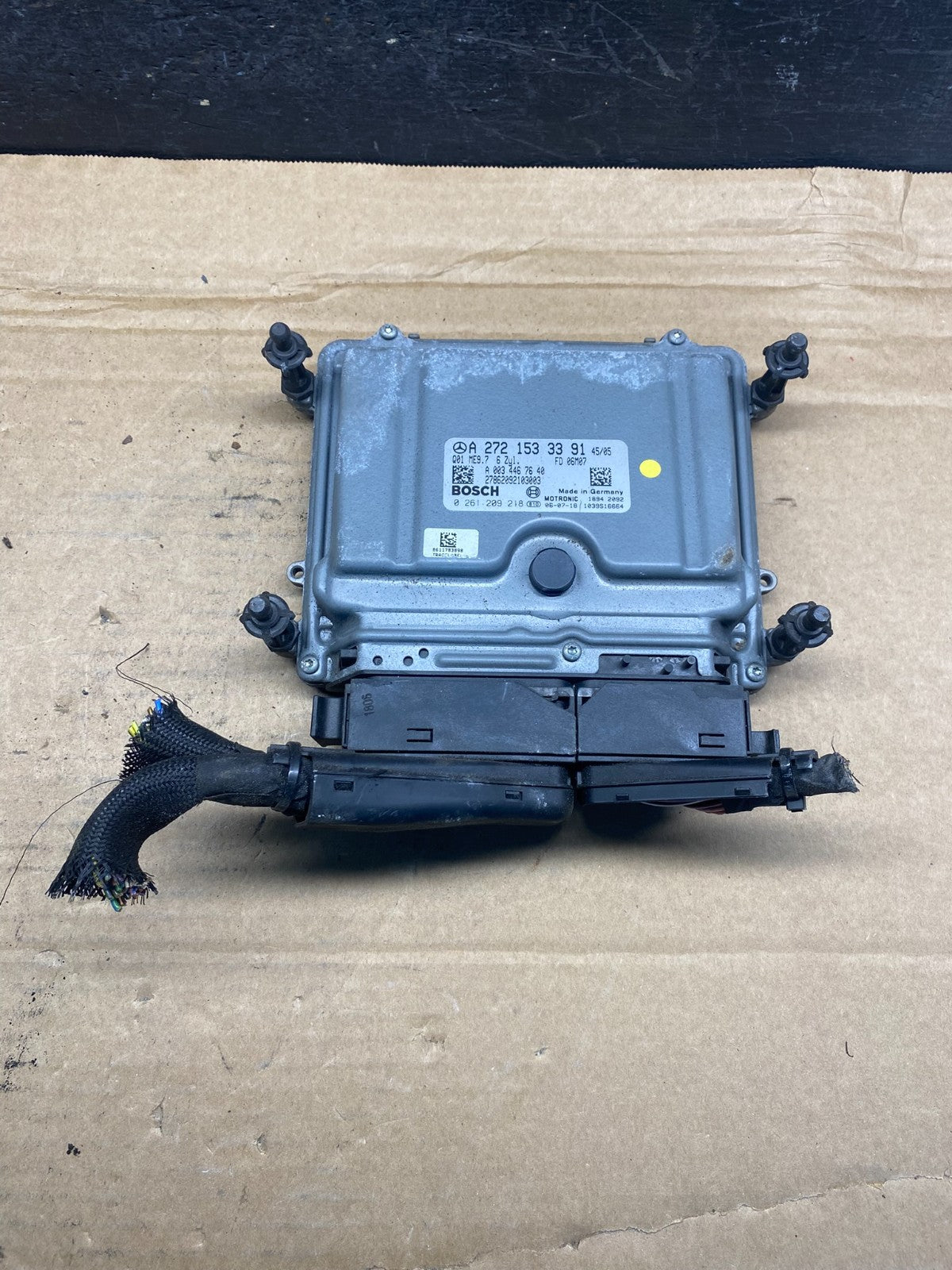 2006-2009 Mercedes C280 C350 CLK350 ECU ECM Engine Computer Module AH4870 DG0