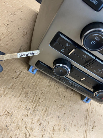2010-2012 Ford Flex Heater Climate Control Radio CD Control Dash Bezel AF1611 DG2