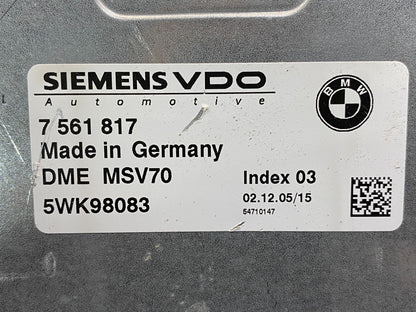 2006 - 2007 BMW 325i 525i ECU ECM Engine Control Module Computer AF4091 DW2