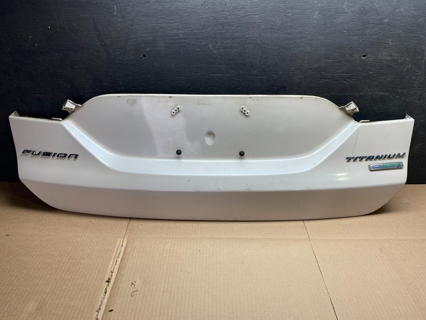 2013 to 2016 Ford Fusion Trunk Tail Gate Panel Molding License Trim OEM C42260