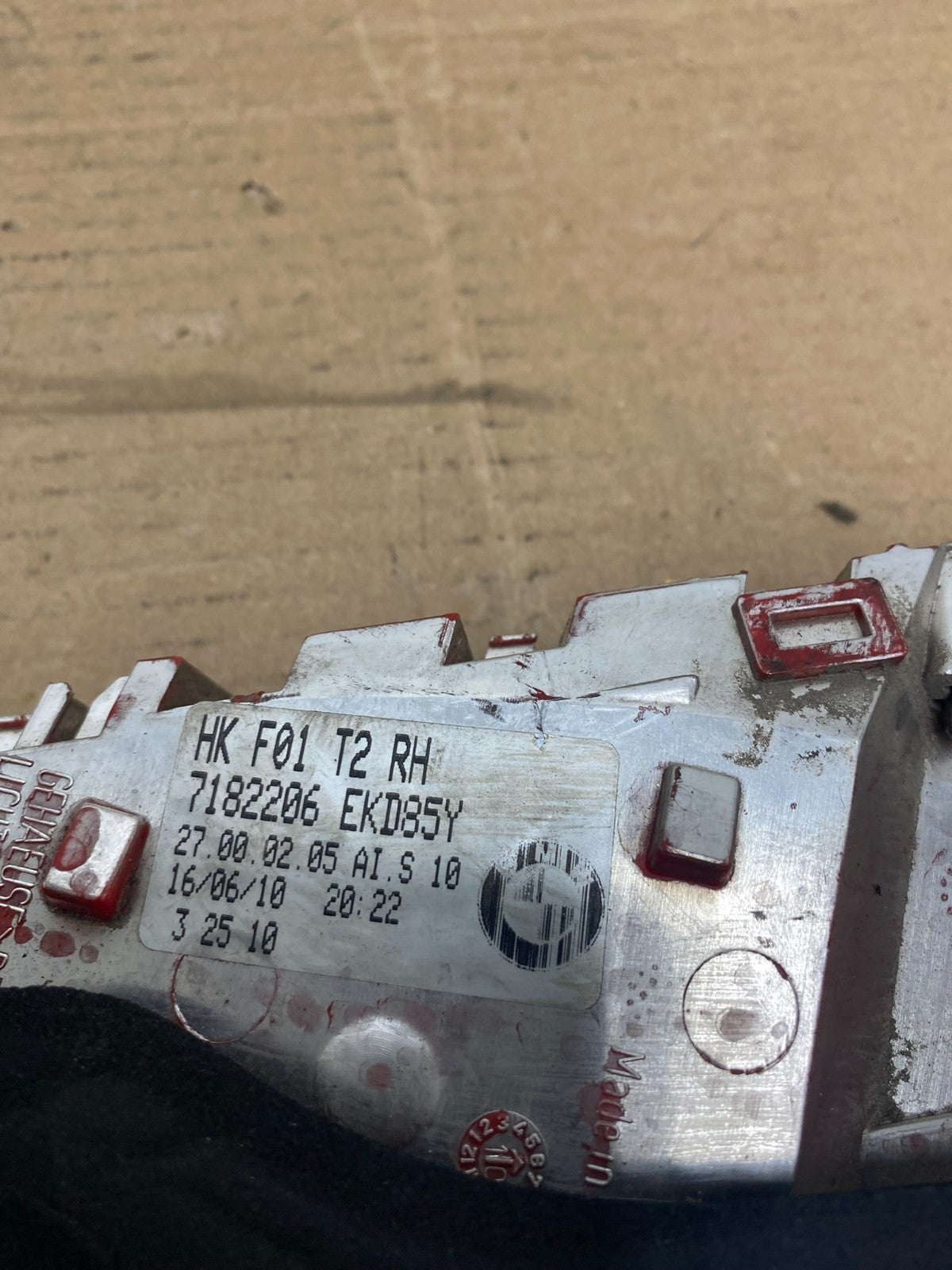 2009 - 2012 Bmw 7-Series F01 F02 750i Right Passenger Inner Tail Light Q9056 DW7