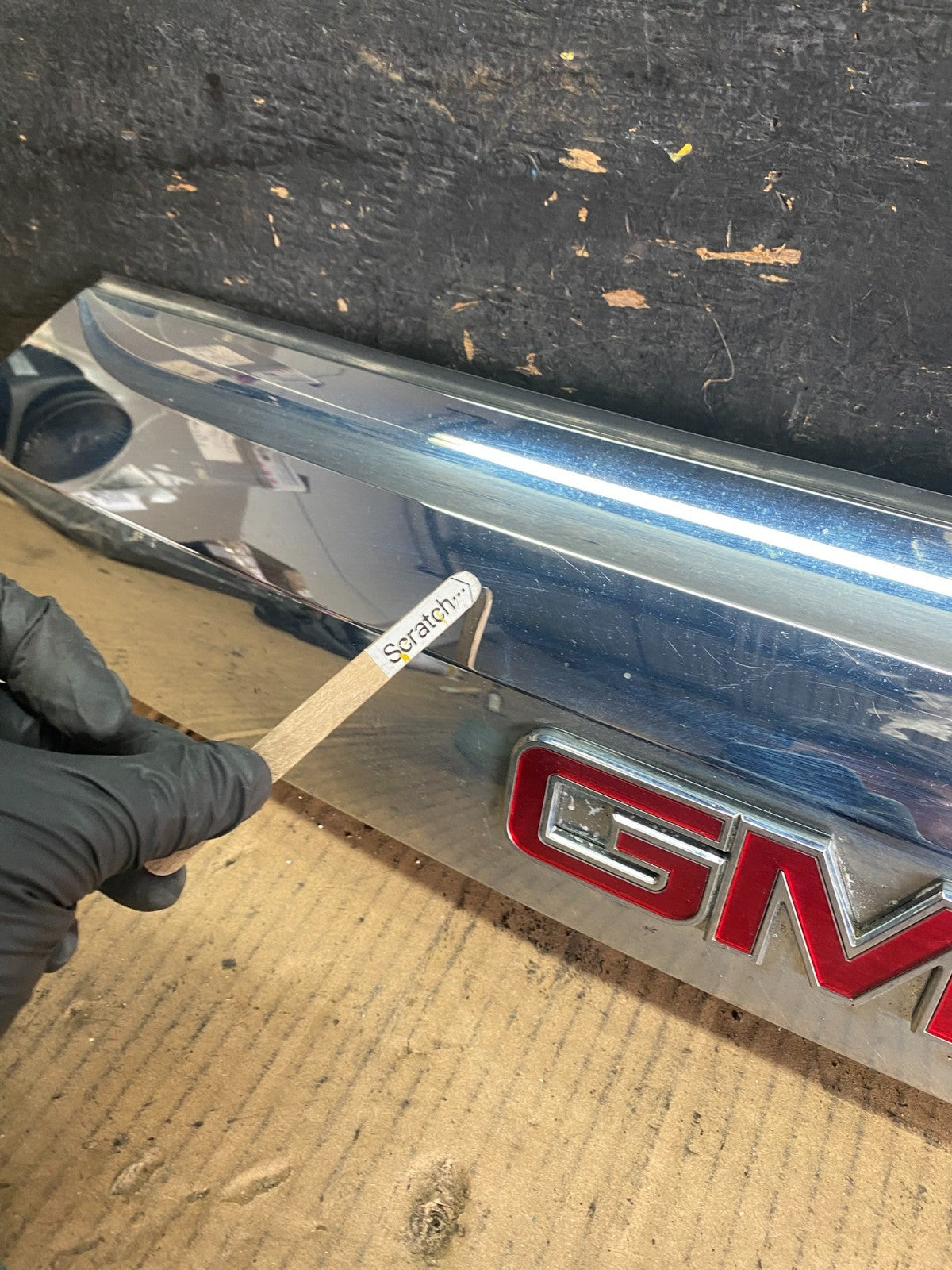 2010-2015 Gmc Terrain Lift Gate Handle Trim Back Up Camera Chrome Panel S6025 DG5