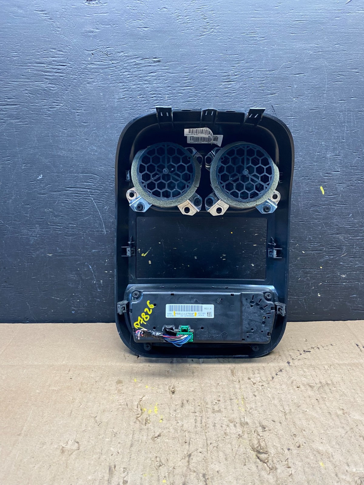 2011 to 2017 Jeep Compass Dash Climate Temperature Control Radio Bezel P7826 DG5