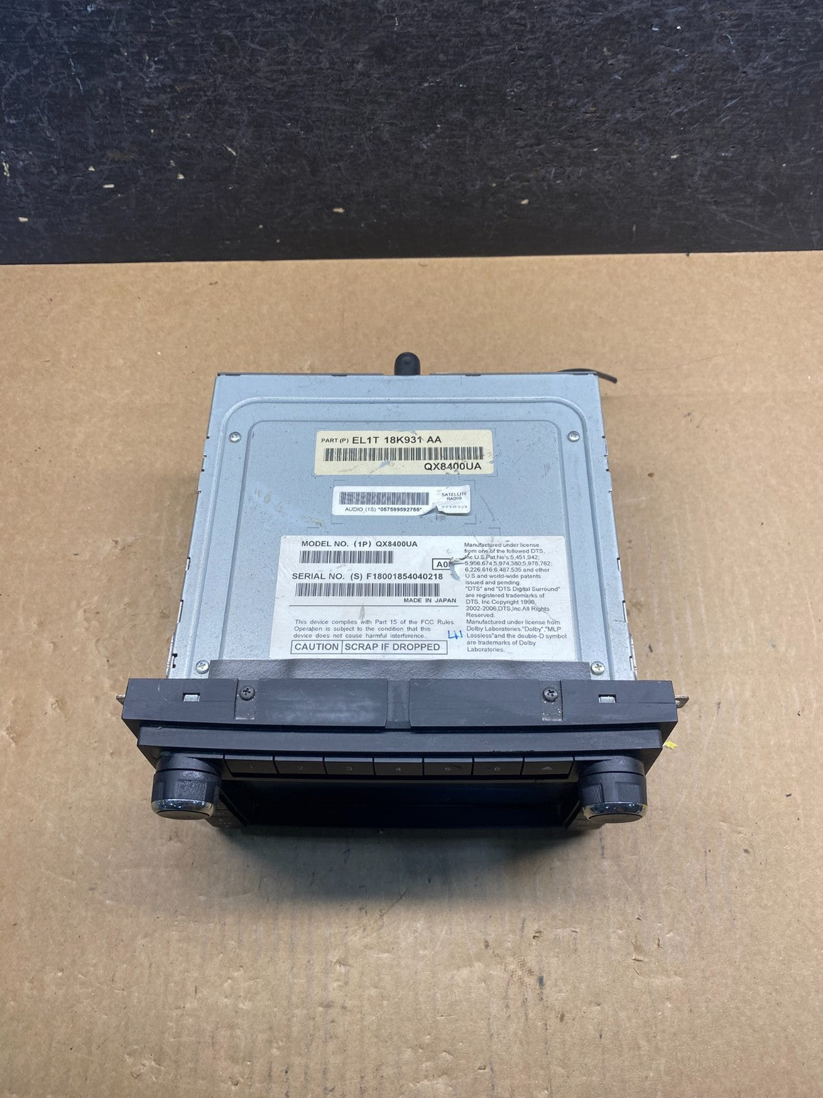 2007 - 2014 Ford Expedition Explorer Radio CD Player Screen Display OE ag7396 DG3