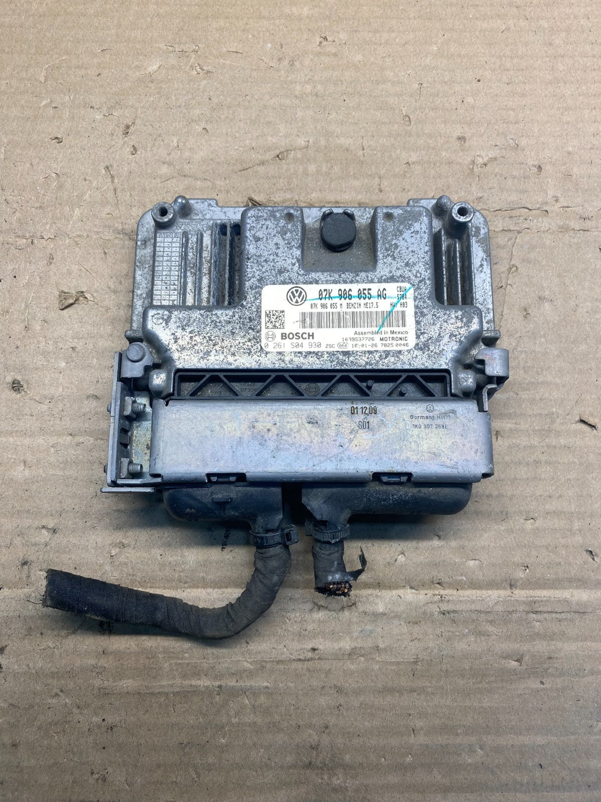 2011 - 2014 Volkswagen Jetta 2.5L Engine Computer Ecu Pcm Ecm Pcu AF4056 DG0