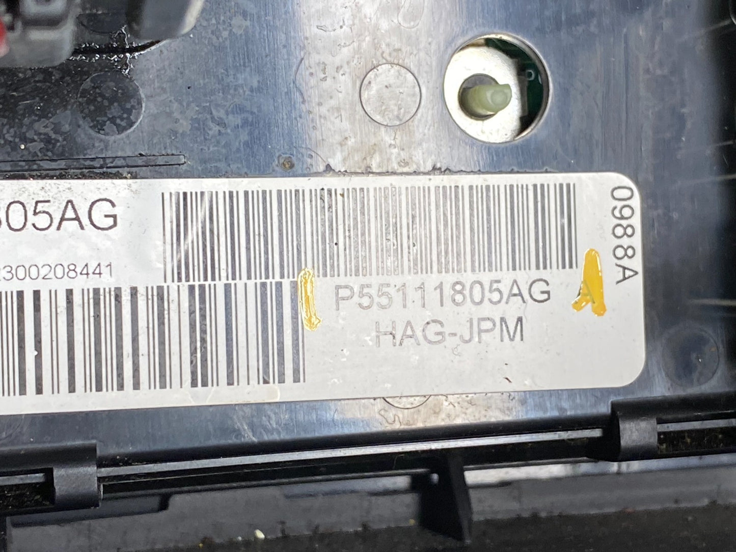 2008-2010 Dodge Grand Caravan  A/C Climate Control Unit Bezel Trim Oem Z0010 DG8