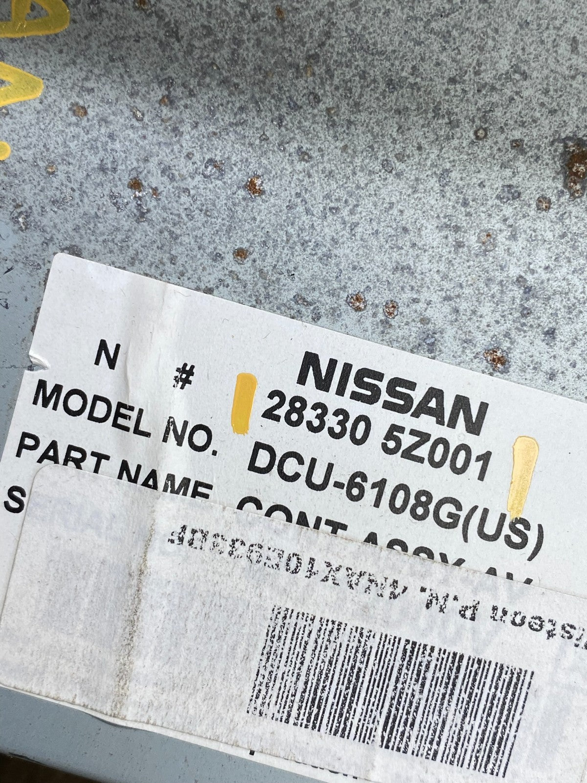 2004 2005 Nissan Armada QX56 Radio Audio Navigation Screen Display AA4430 DG6