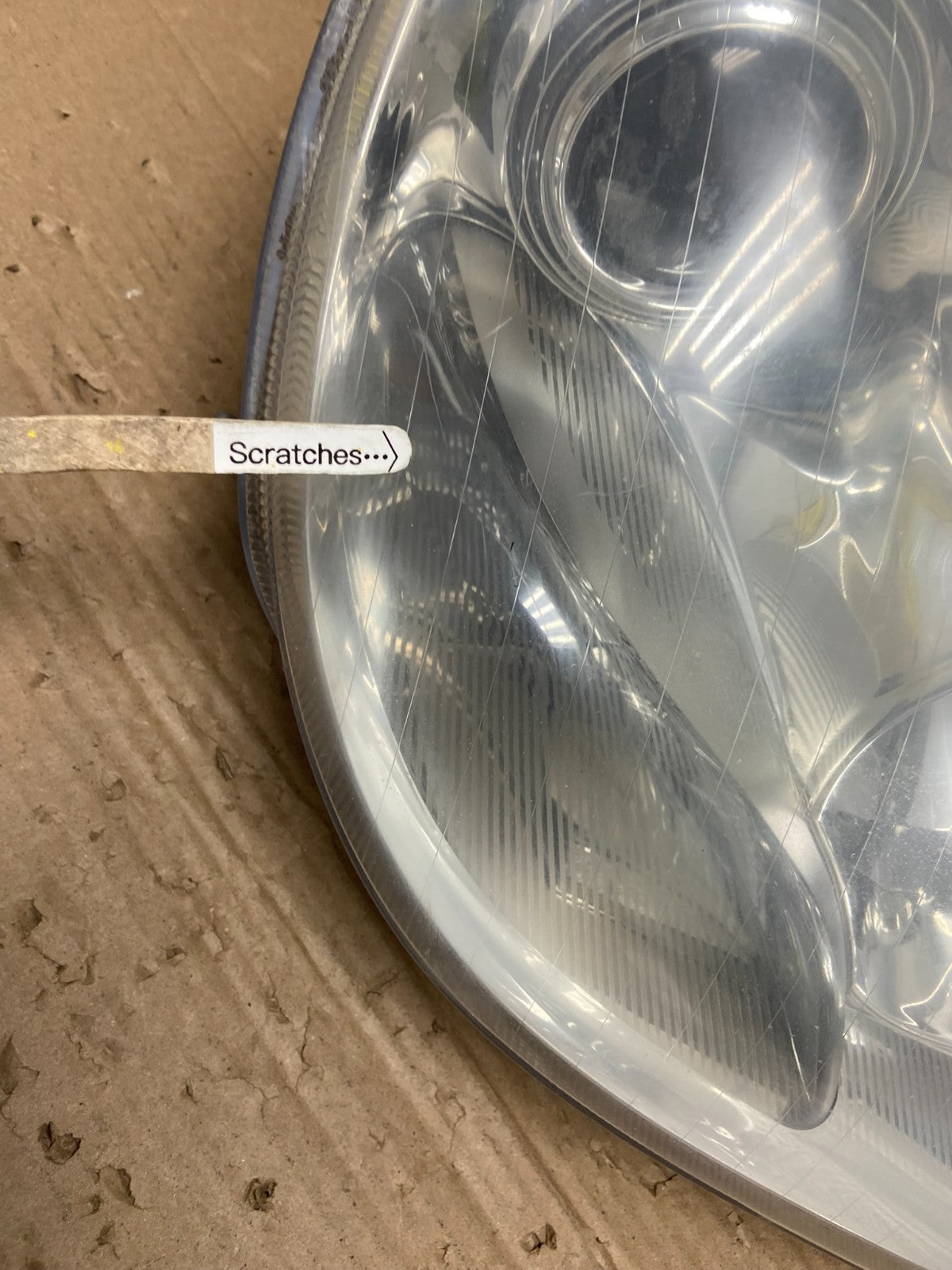 Halogen 2003 to 2006 Mercedes S-Class Right Passenger RH Headlight AB1542 DW3