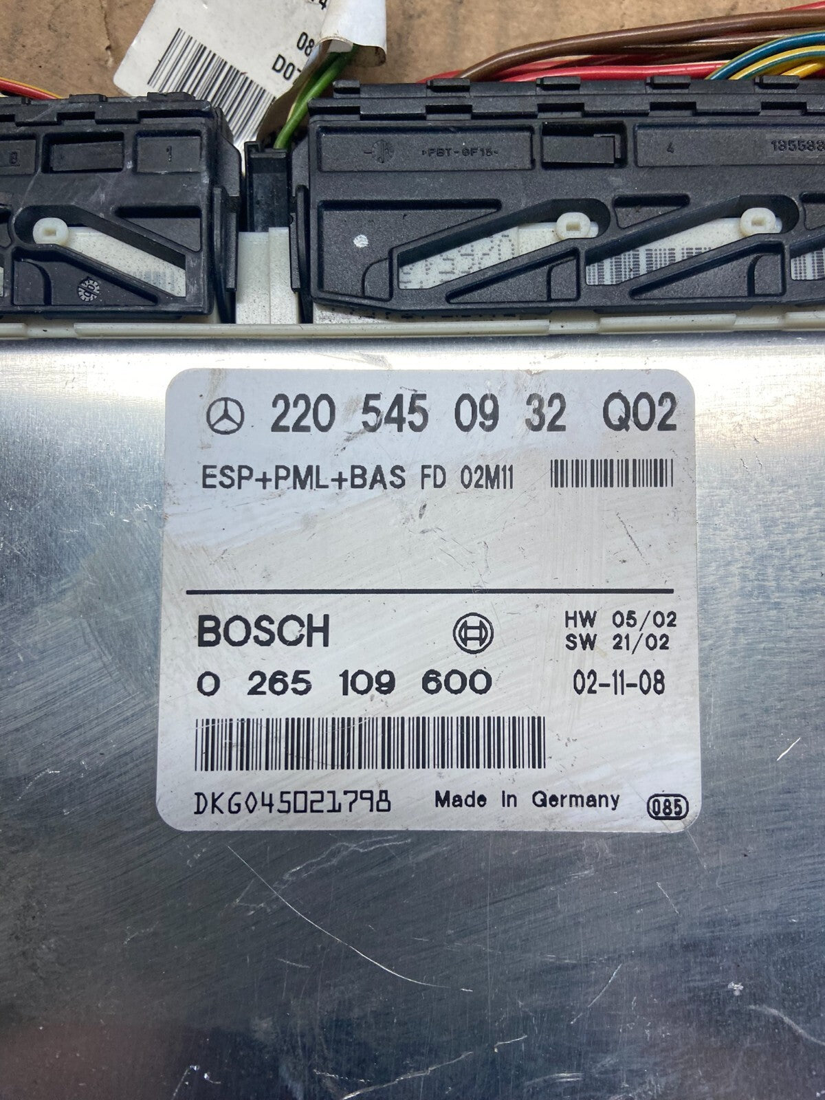 2003 to 2006 Mercedes S-Class ABS ESP Control Module Unit OEM E4303 PS3