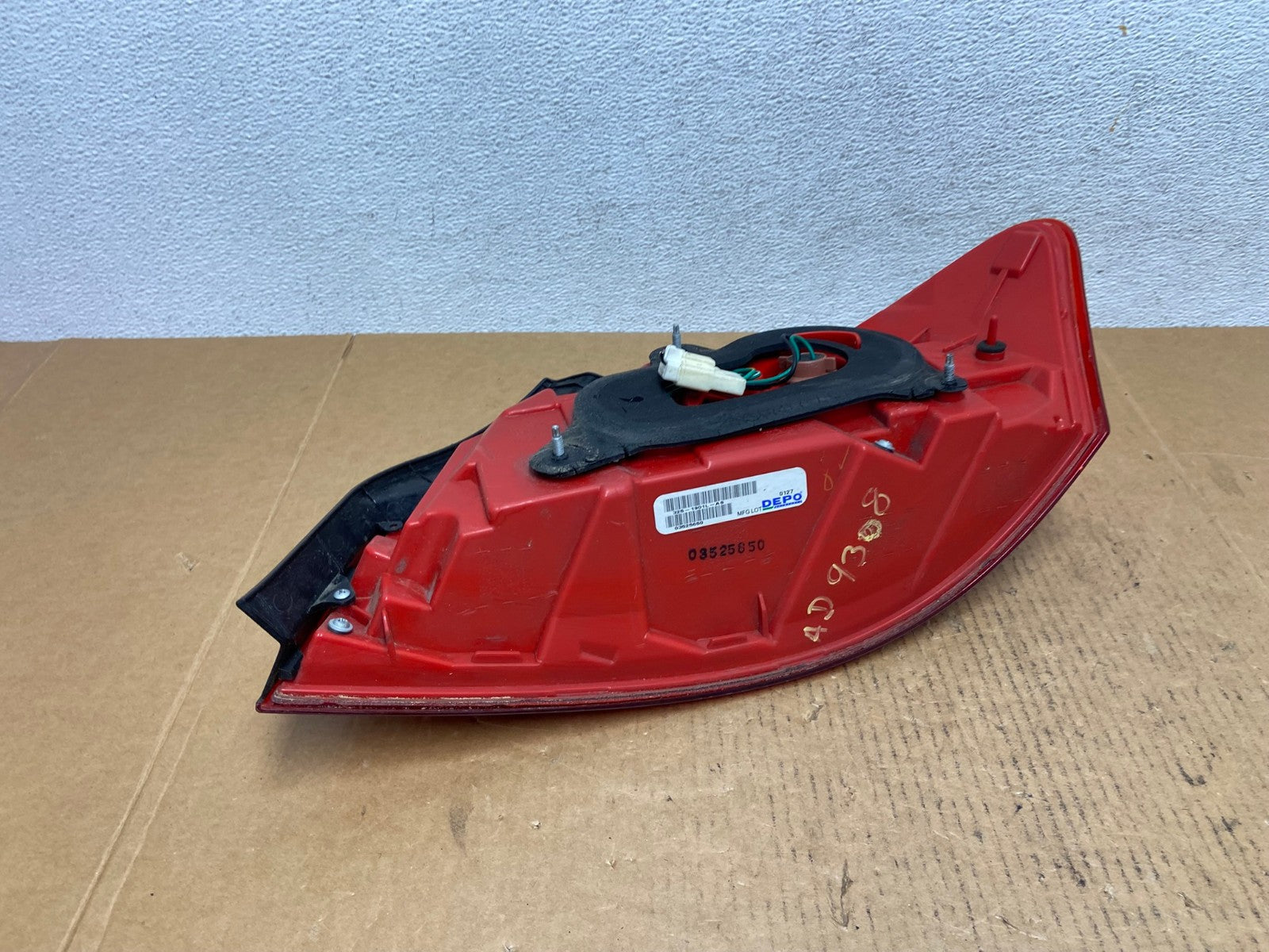 2007 to 2013 Infiniti G35 G37 Sedan Left Driver LH Tail Light DEPO AD9308 LK5