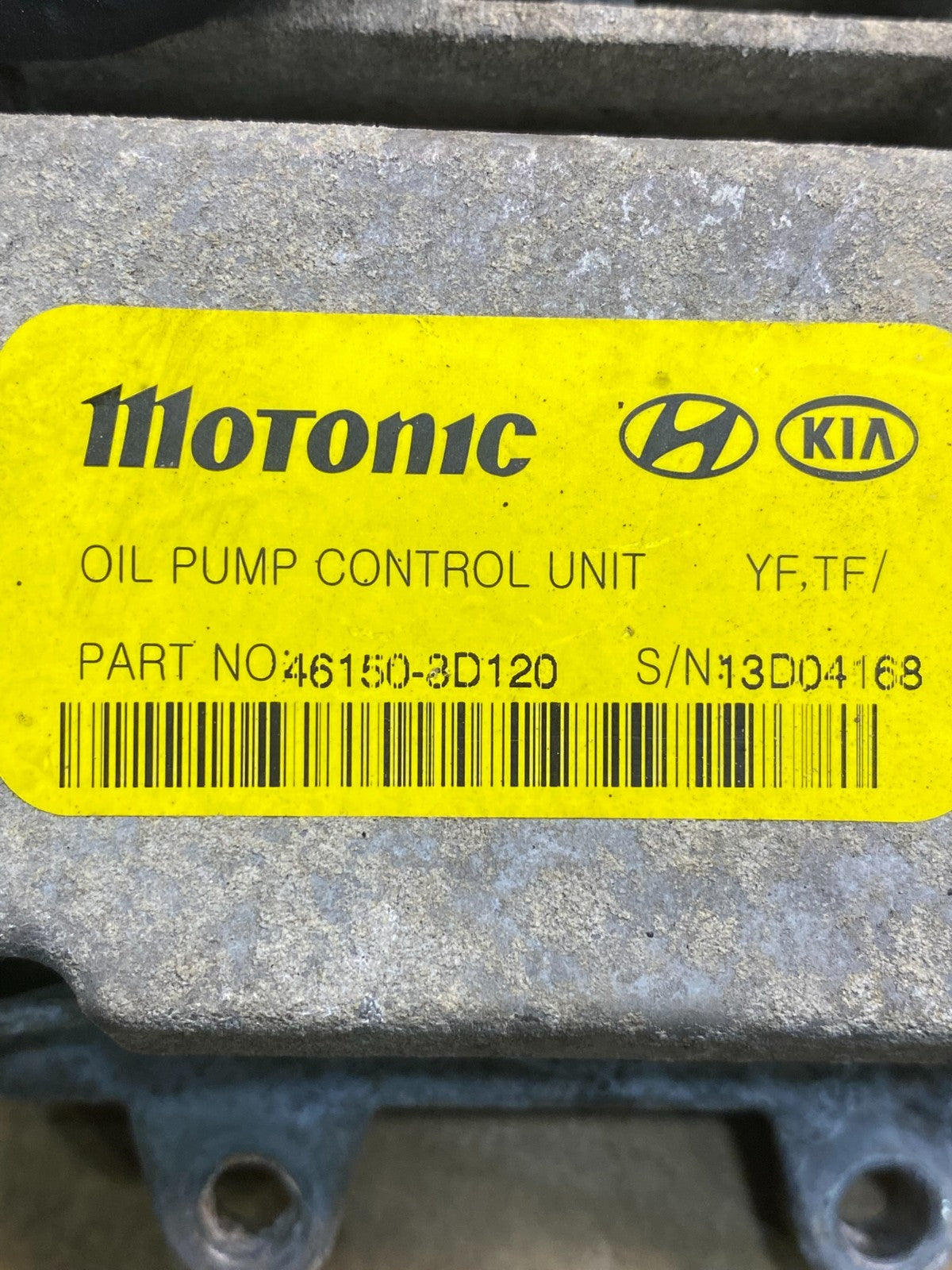 2011-2015 Optima Hybrid Kia Hyundai Sonata Oil Pump Control Module AD3498 DG2