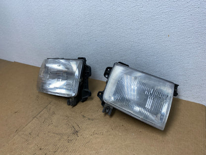 1998 1999 Nissan Frontier Left+Right Side Headlights Halogen Lamp AC3401 DW1