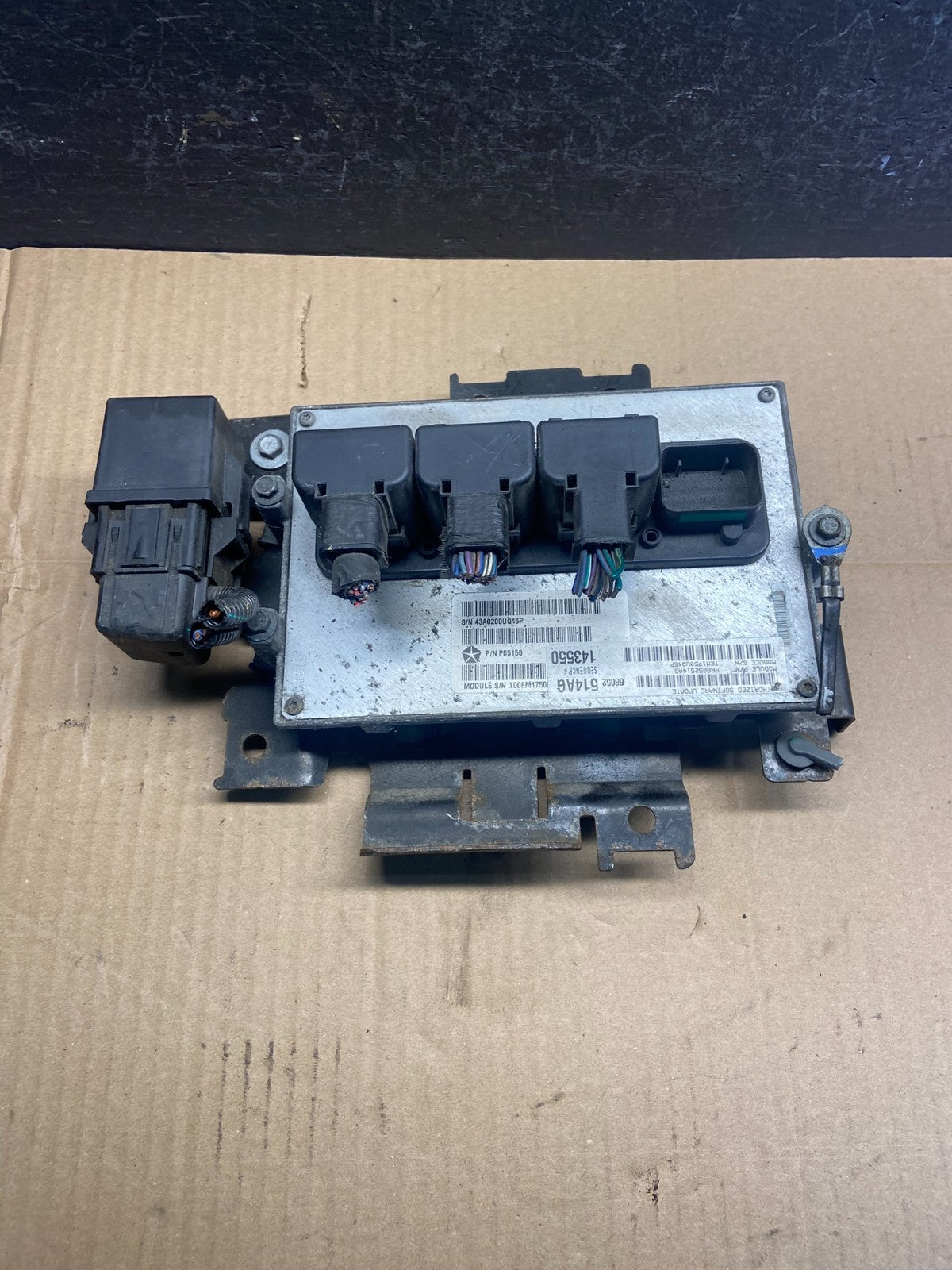 2011 Jeep Grand Cherokee 3.6L ECM ECU Engine Control Computer Modul ad1847 DG0