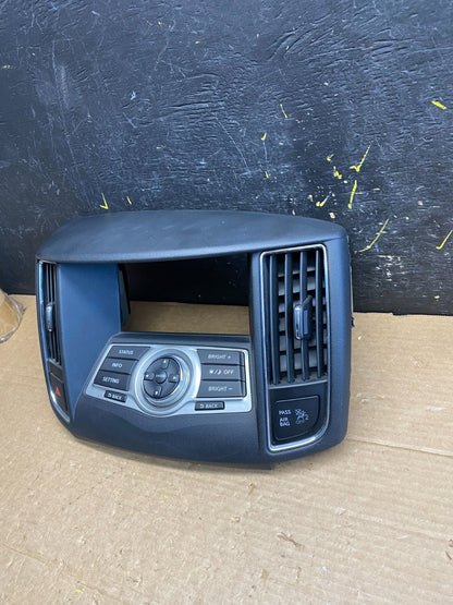 2009 to 2014 Nissan Maxima Radio Audio Panel Control Bezel Trim  W1642 DG2