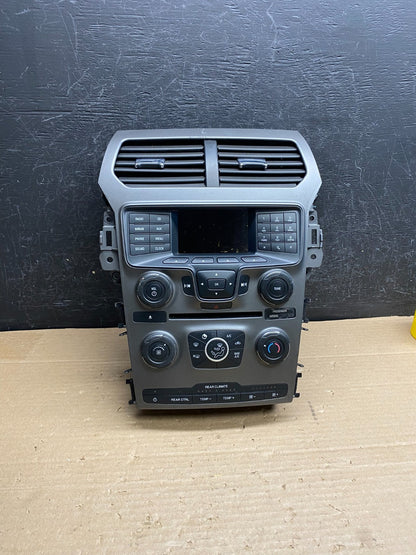 2011 to 2014 Ford Explorer Radio Climate Control Trim Bezel Panel AG6395 DG0