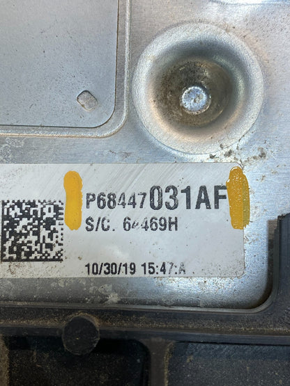 2019 Jeep Cherokee Engine Computer ECU PCM ECM ac6983 DG2