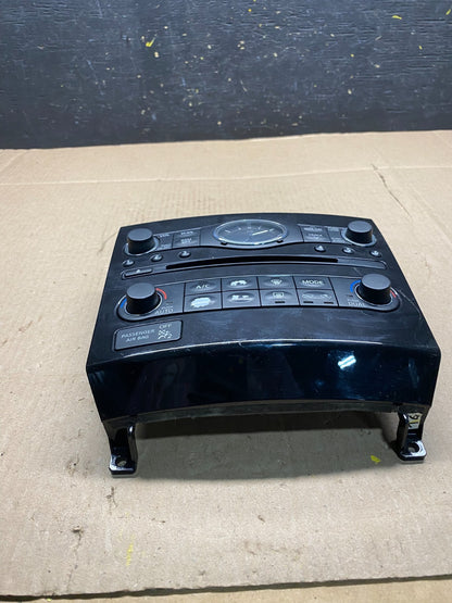 2009 to 2012 Infiniti FX35 Front Radio A/C Heater Switch Control Panel R3029 DG2