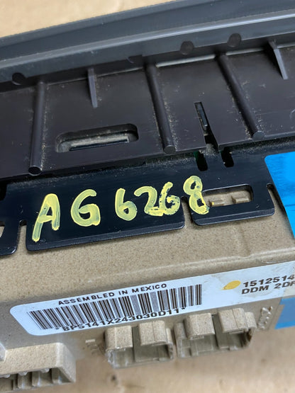 2003-2006 Chevrolet Silverado Driver Side Master Window Switch ag6268 DG5