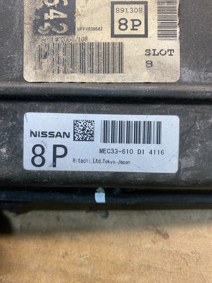 2004 Nissan Titan Ecm Ecu Engine Control Computer MEC33-610 D1 AD3517 DG2
