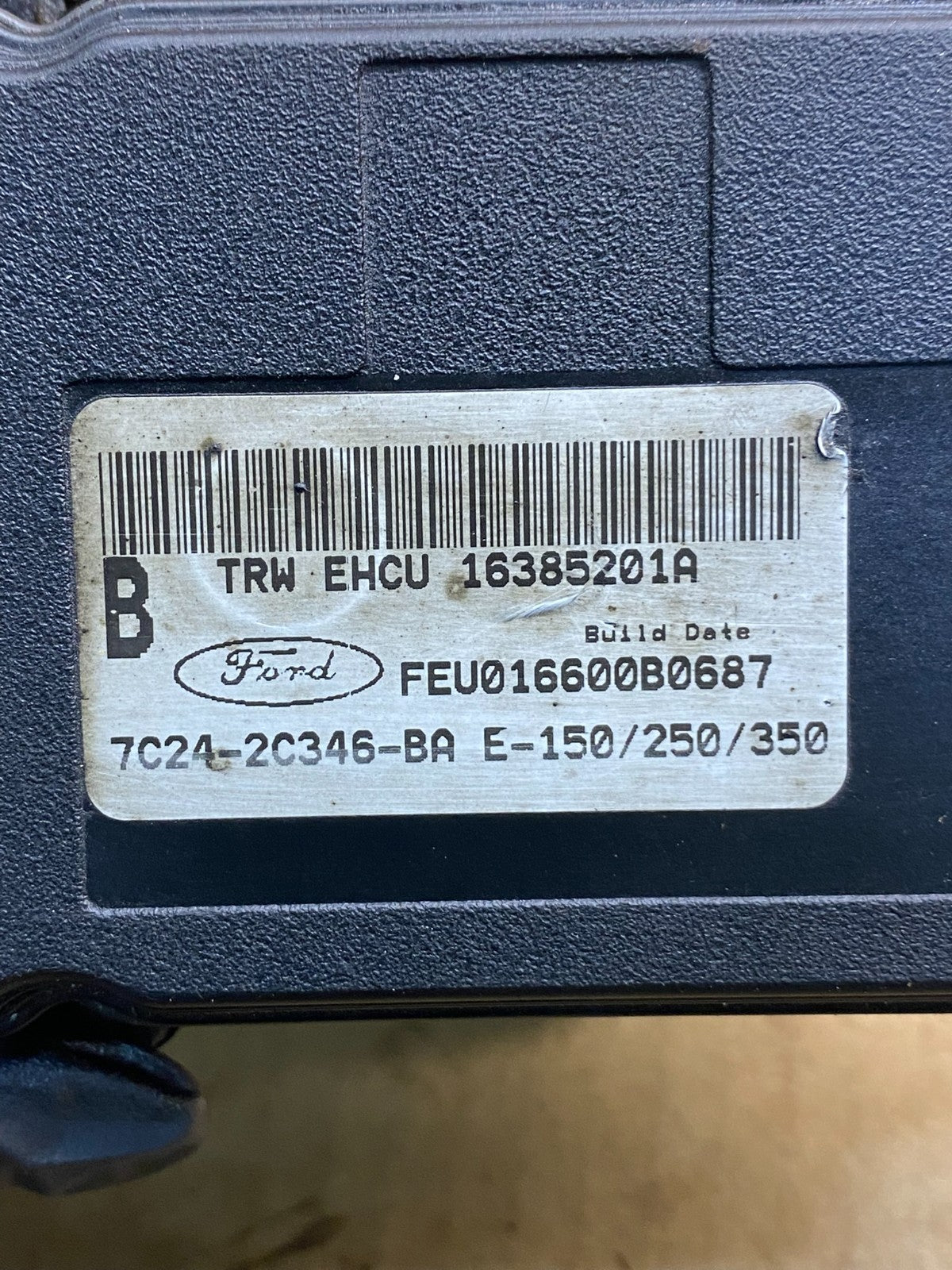 2006 2007 Ford E250 E350 Anti-Lock ABS Antilock Brake Pump AH7224 DW6