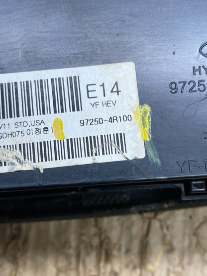 2011 to 2014 Hyundai Sonata Center Radio Climate Control Air Vent Bezel v7433 DG5
