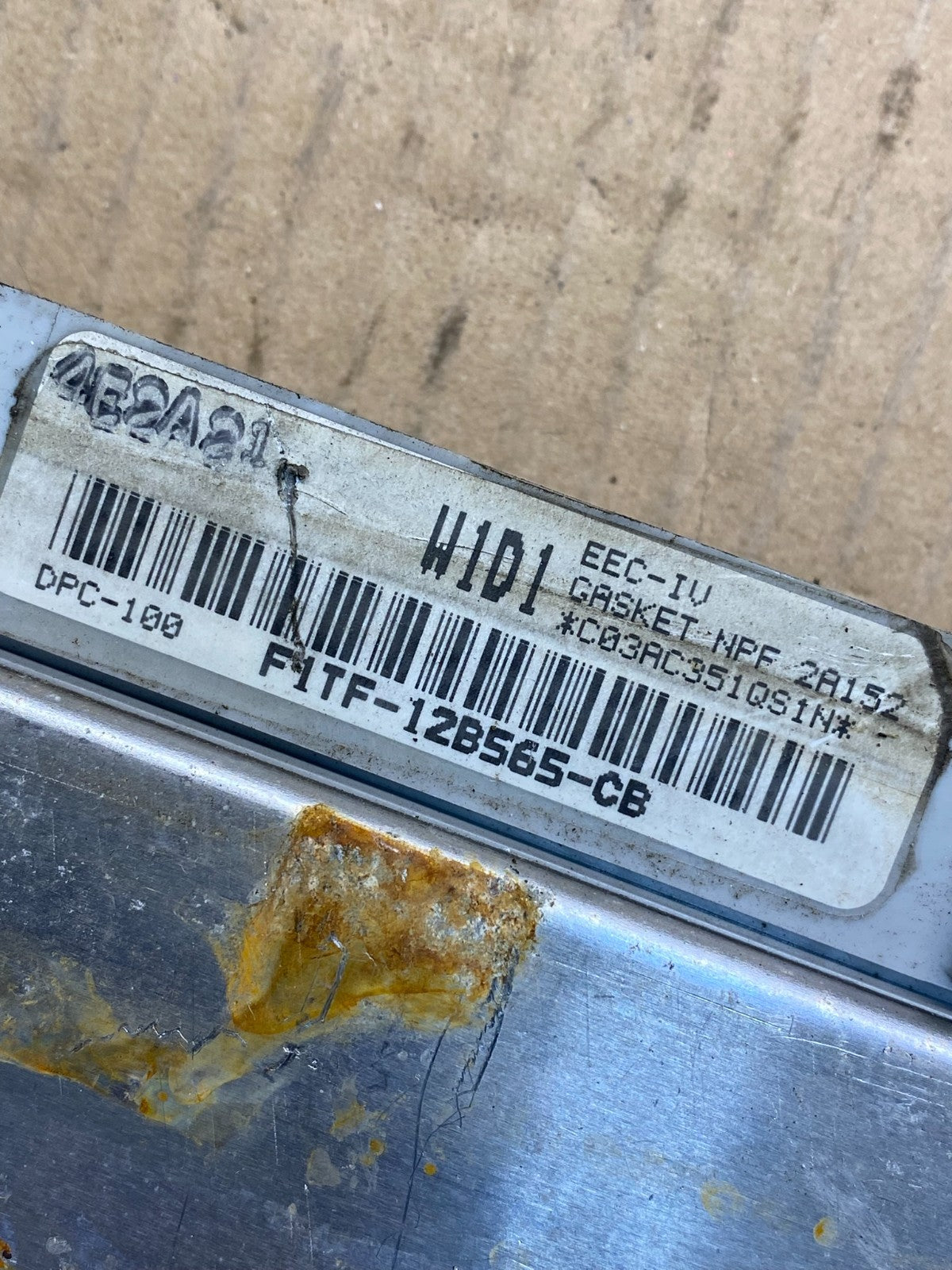 1991 - 1992 Ford F250 F350 Diesel ECU ECM PCM Engine Control Module aj0187 DG2