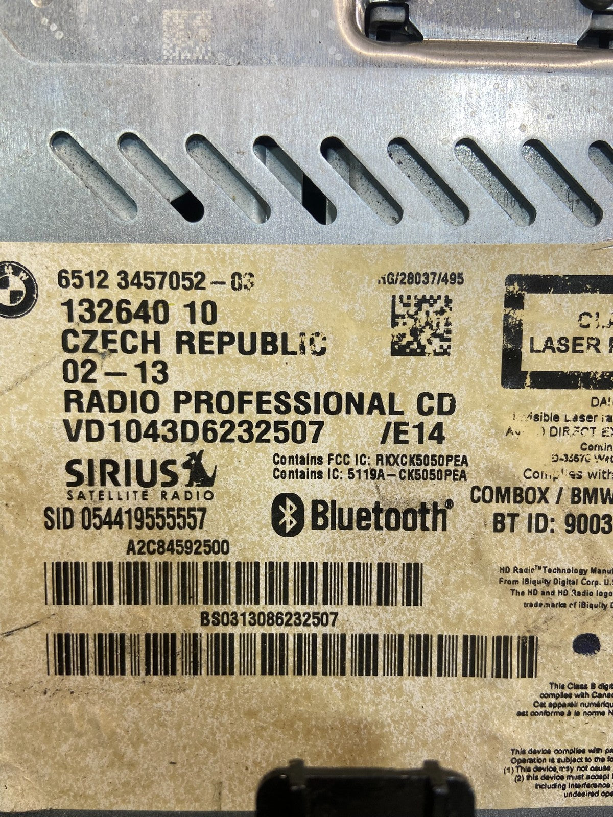 2011-2016 Mini Cooper Am Fm Cd Player Radio Receiver  OEM Y7632 DG6