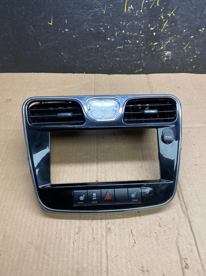 2011-2014 Chrysler 200 Dash Radio Bezel Trim Clock Hazard Bezel AA4781 DG0