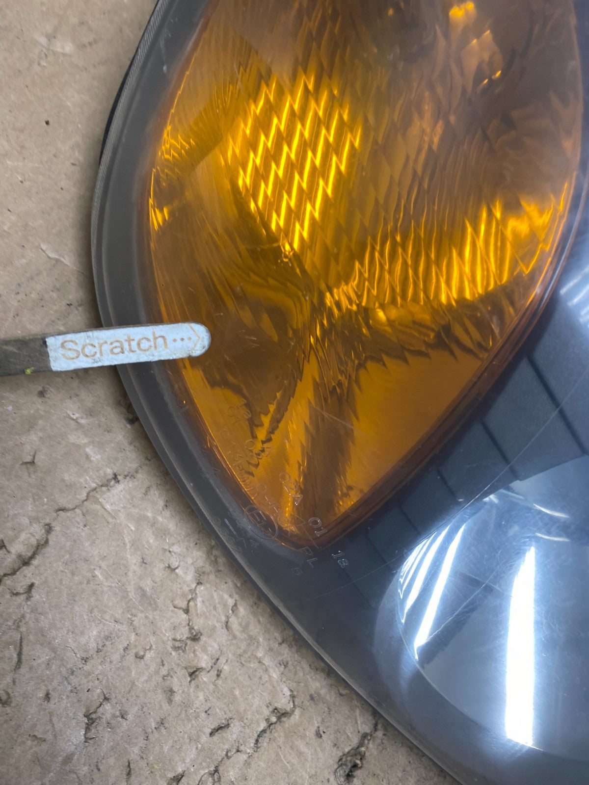 2001 2002 2003 Hyundai XG350 XG Right Passenger Headlight Halogen Oem V6359 DW4