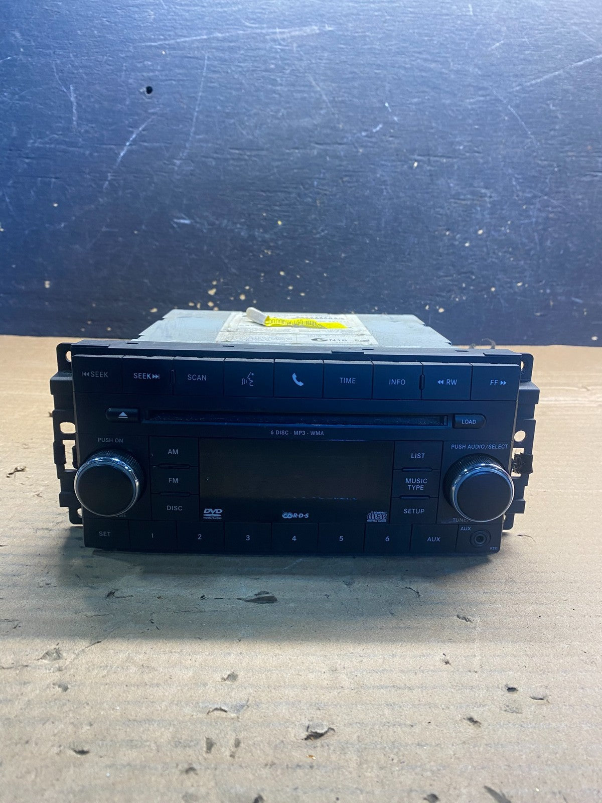 2007-2012 Chrysler Dodge Jeep Ram Radio CD MP3 AUX Receiver aa3172 DG0