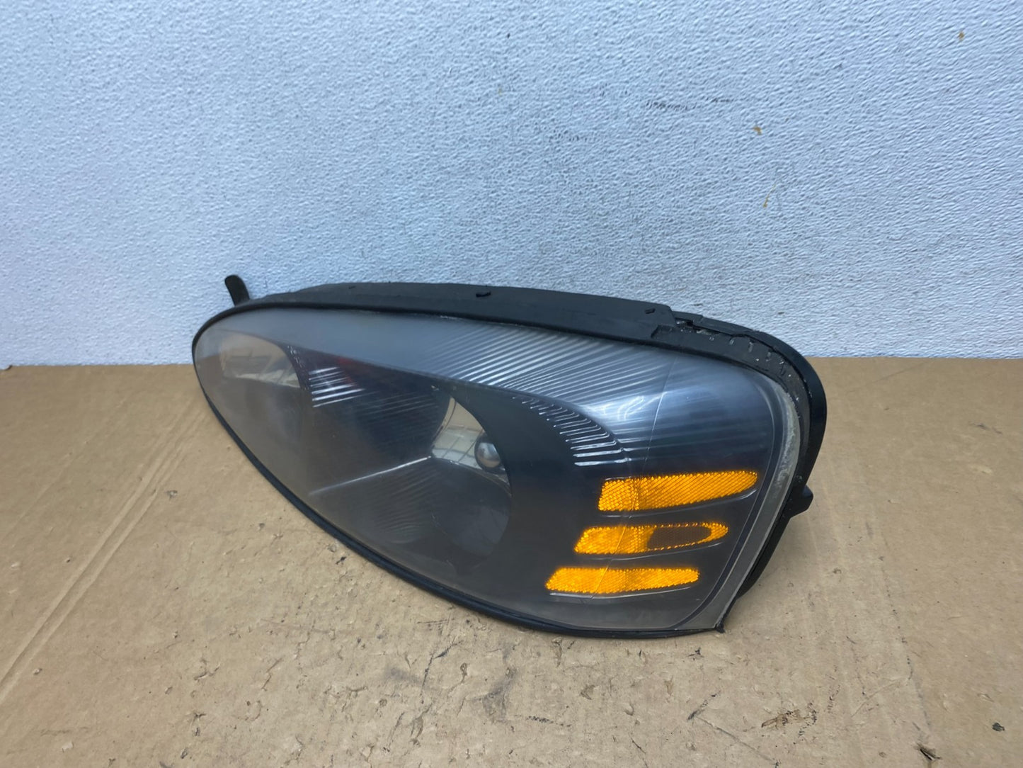 2004 to 2008 Pontiac Grand Prix Left Driver LH Black Headlight TYC AD3750 DW1