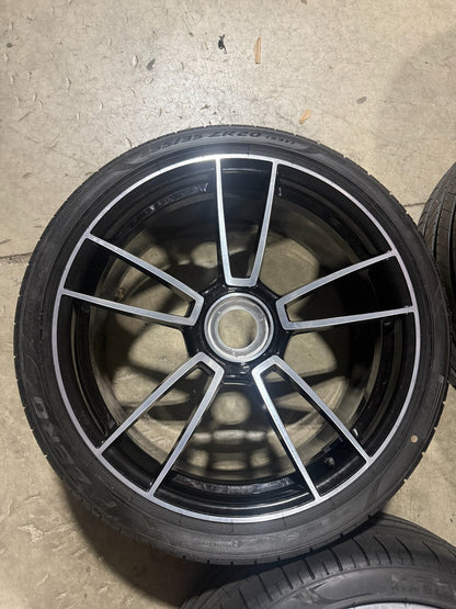 Porsche 911 992 Turbo Sport 4 11.5Jx21 4xWheels Rims 992601025AA Center Lock OEM9