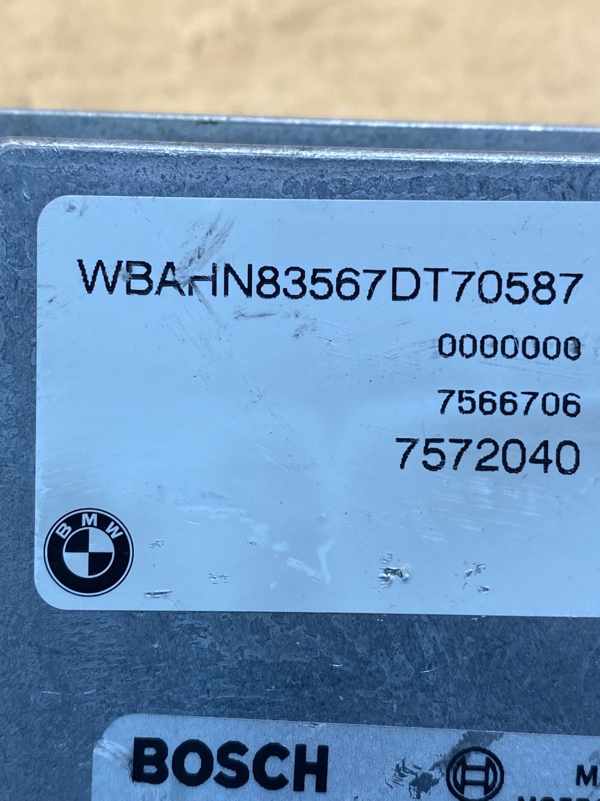 2006 to 2007 Bmw 550i 650i 750i Engine Computer ECU Control Module ECM AD7537 DG2