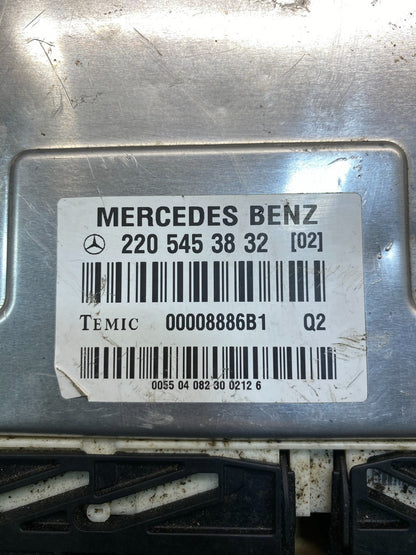 2004 - 2006 Mercedes S430 S500 Suspension Control Unit 220 545 38 32 AB3844 DG2