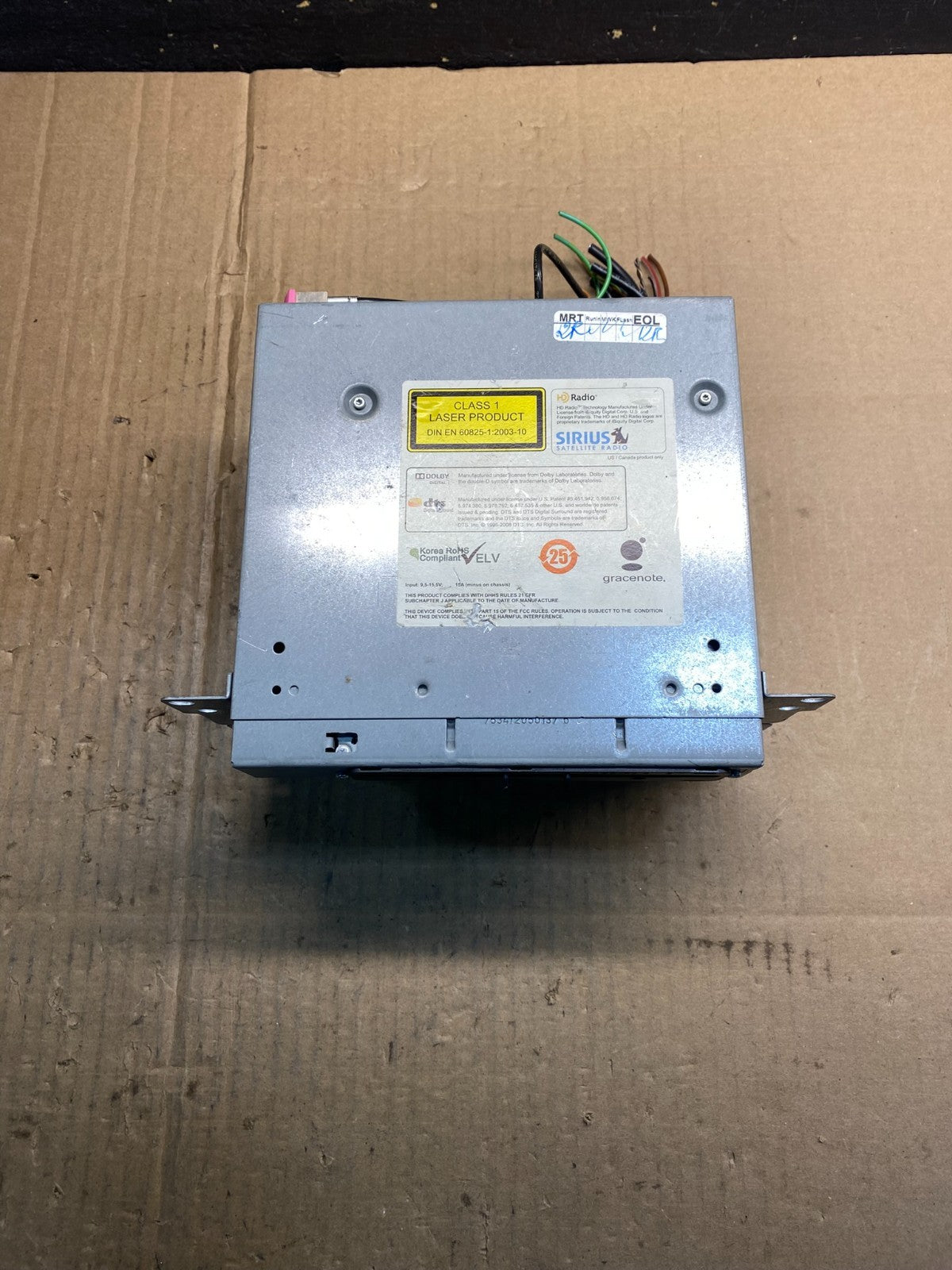 2010-2012 BMW 5-Series Harman/Becket Radio Audio Amplifier Amp OEM AA7831 DG3