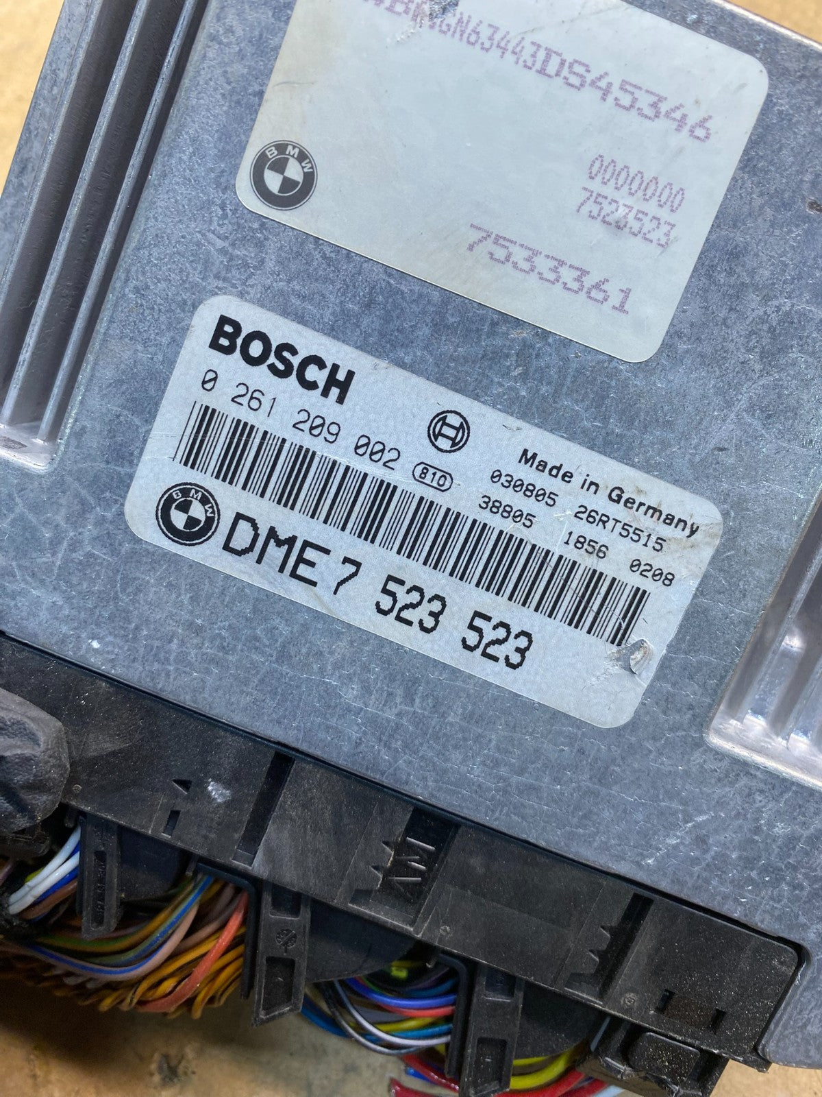 2002-2005 BMW 545i 645i 745i ECM ECU Engine Control Computer Module Oe AH5103 DG2