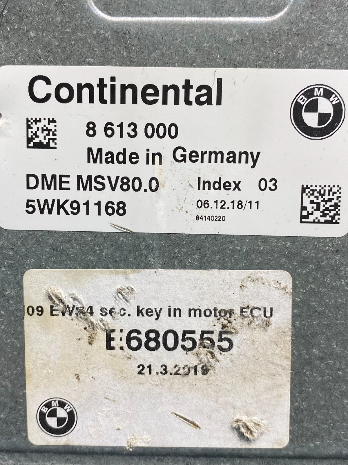 2008 - 2010 BMW 328i 528i E90 ECM ECU Engine Computer 7587166 AG7524 DG2
