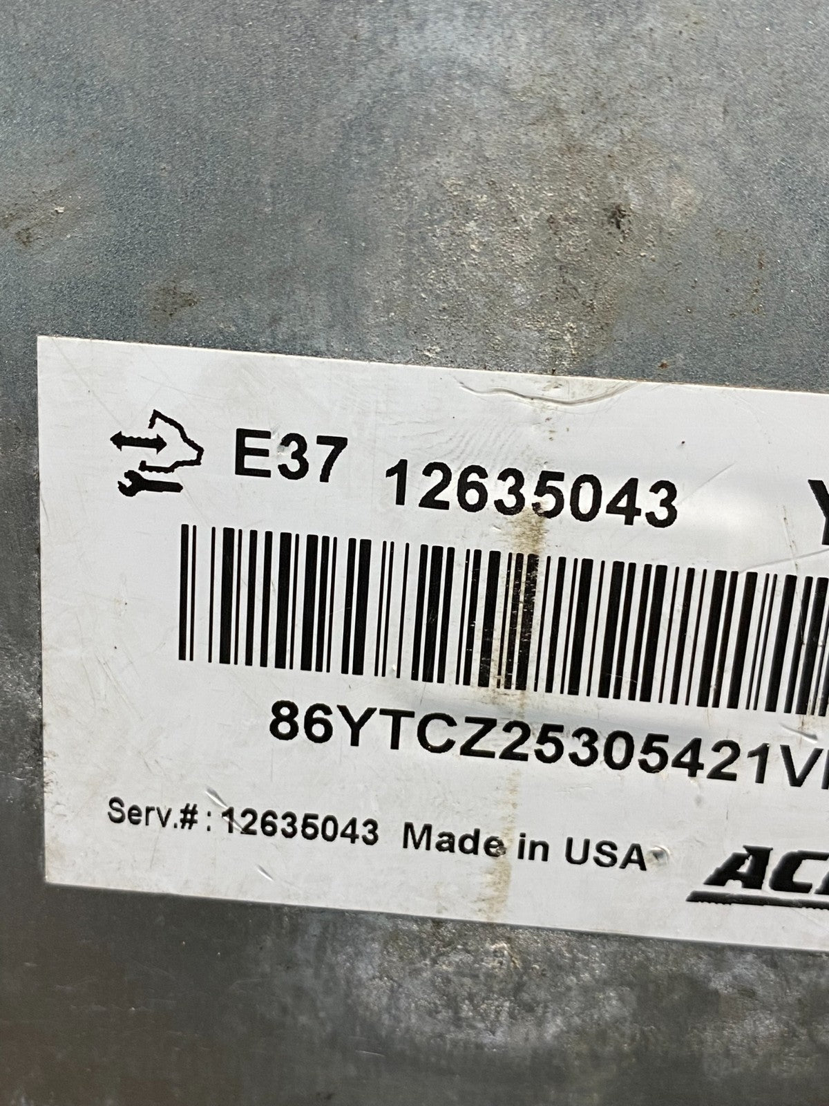 2010 to 2013 Chevrolet Silverado Yukon Engine Control Module ECM ECU aj0220 DG2