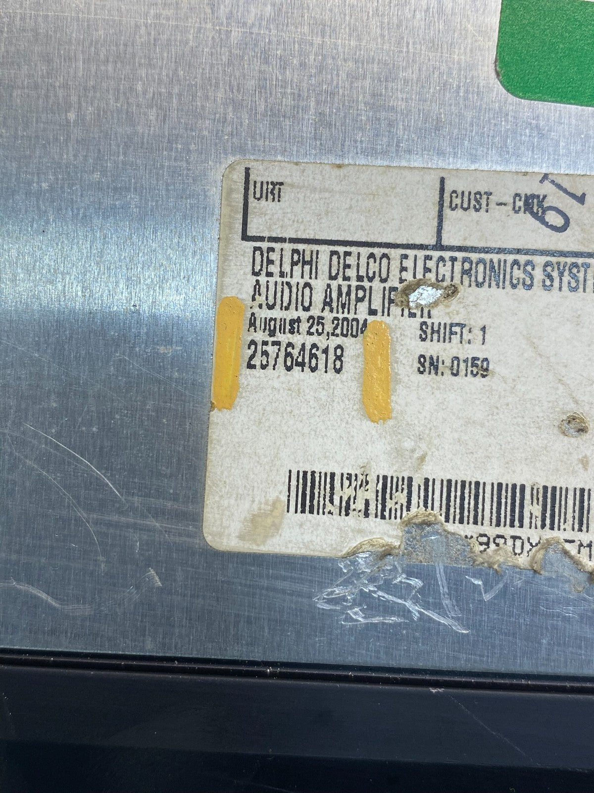 2008 to 2013 Cadillac CTS Stereo Audio Amplifier 25764618 AH1645 DG2