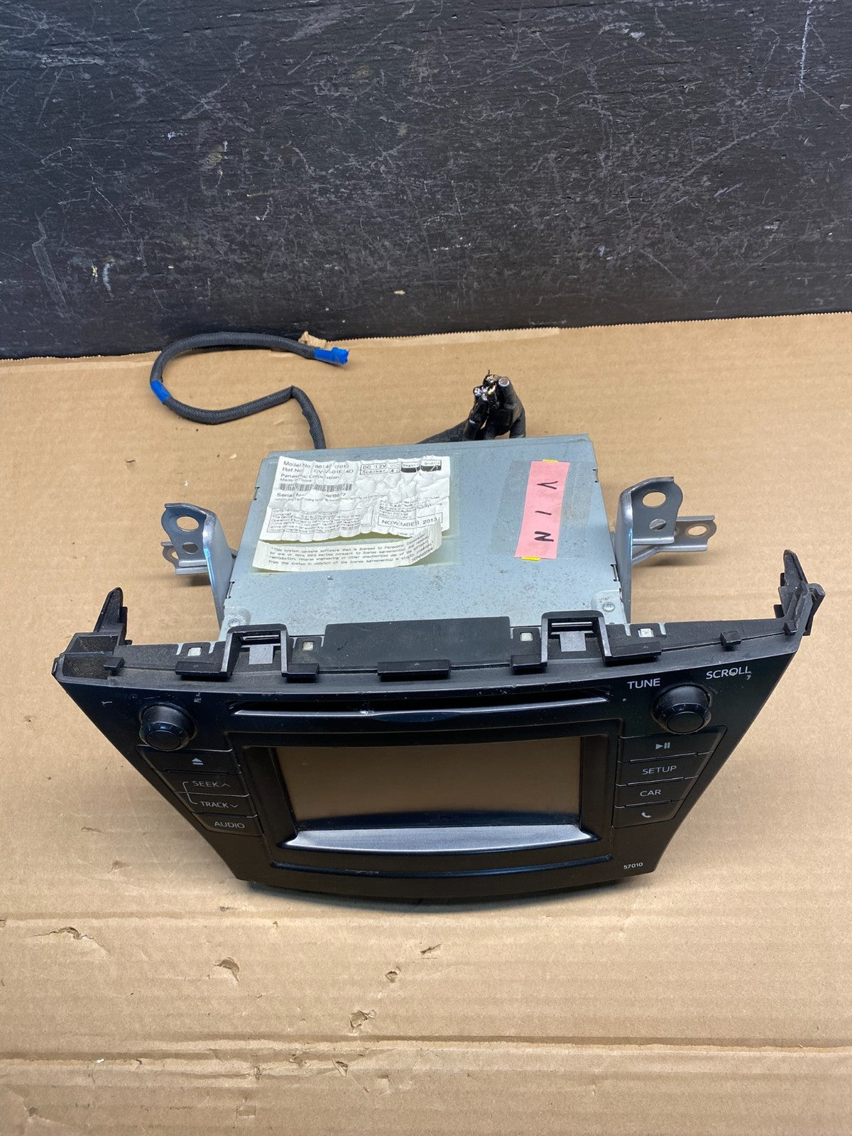 2012 to 2015 Toyota Prius V Radio Stereo Receiver CD Player AD7612 DG3