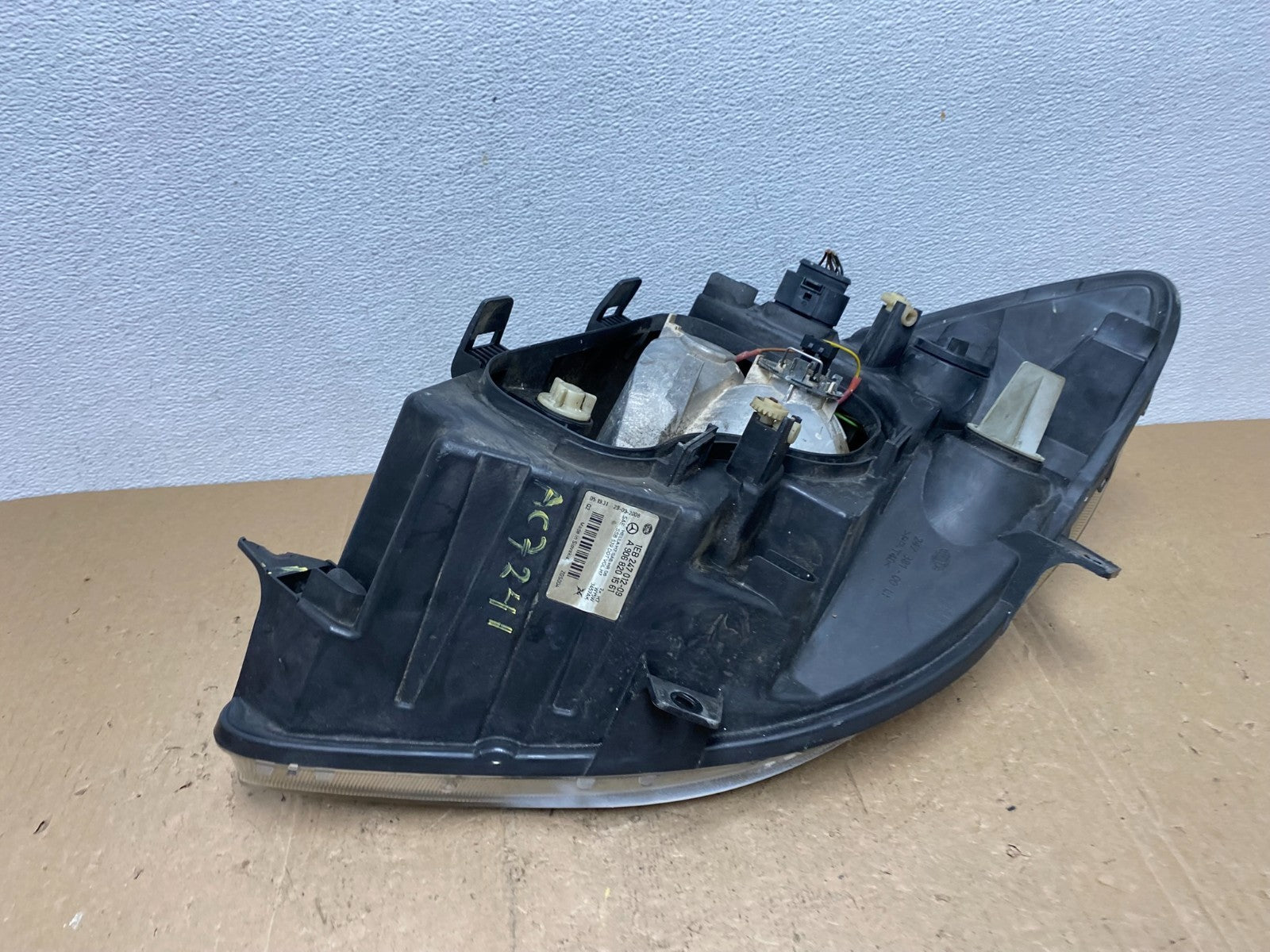 2007 to 2013 Mercedes Sprinter Headlight Left Driver Side Halogen AC7241 DW6