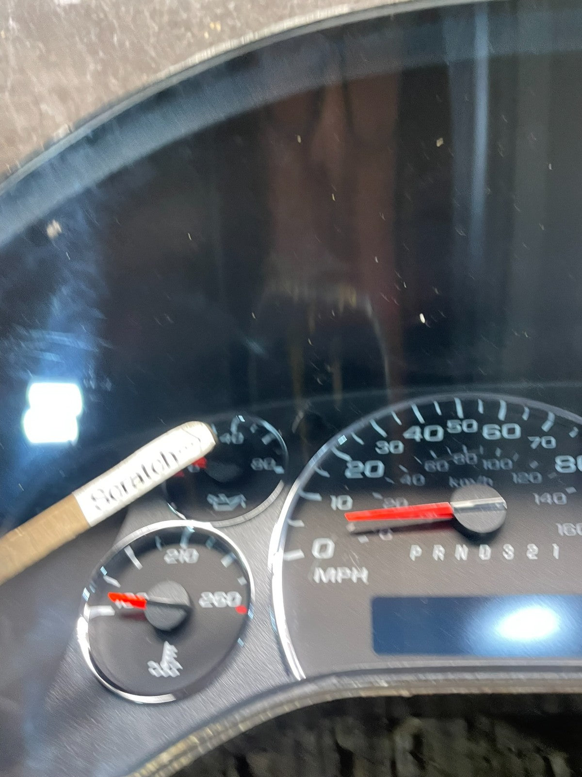 2008 to 2010 Chevrolet Express Speedometer Cluster Gauge X9844  DG1