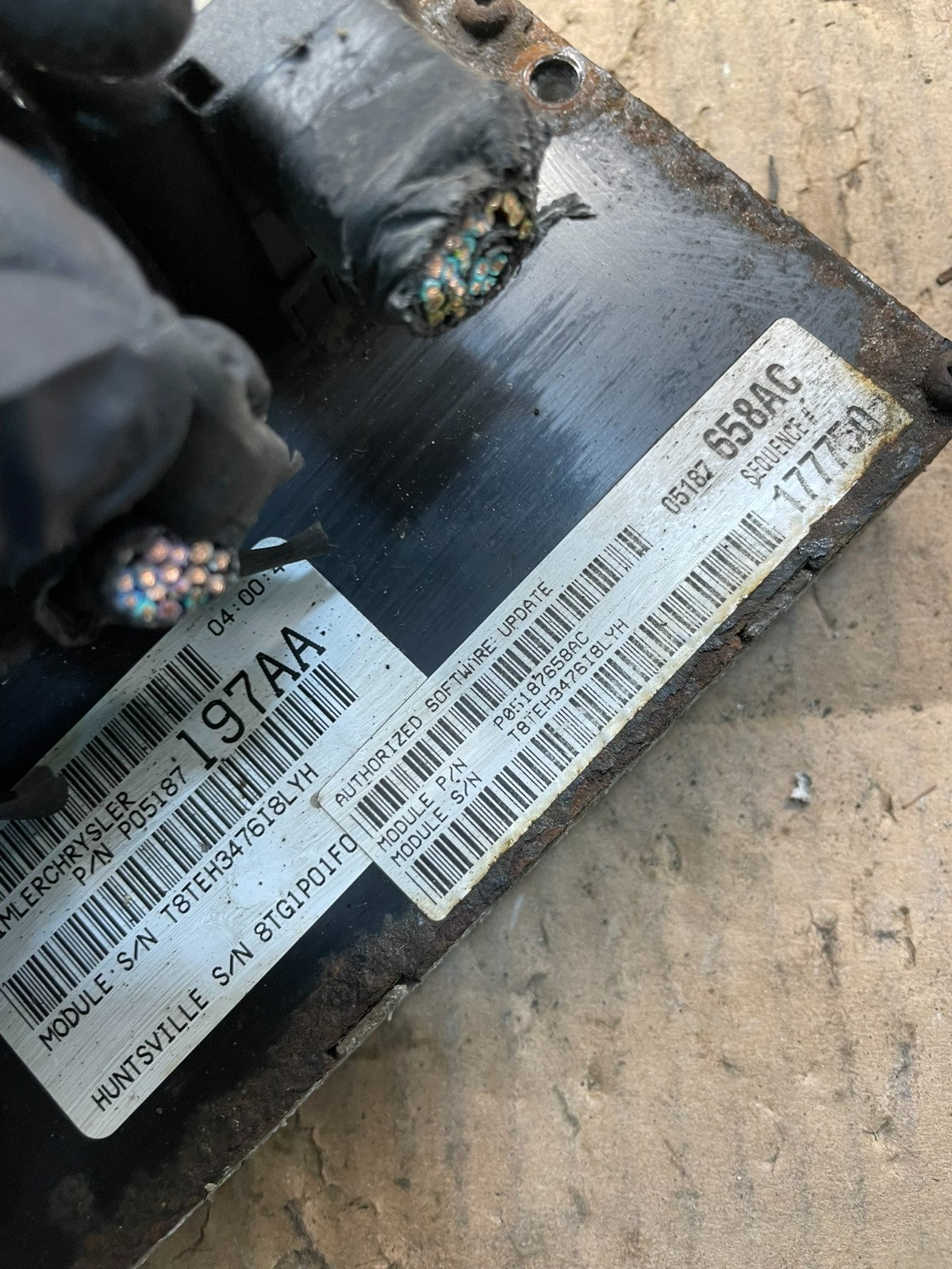 2007 Dodge Caravan Town & Country 3.8L Engine Computer ECU P05187658AC u1927 DG3