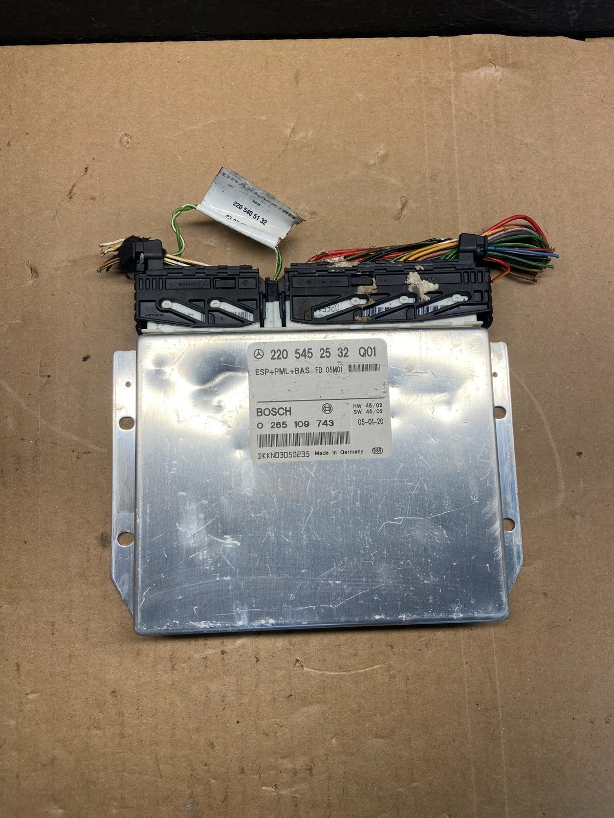 2003 - 2006 Mercedes S430 S500 ABS ESP Control Module Unit af9330 DG0