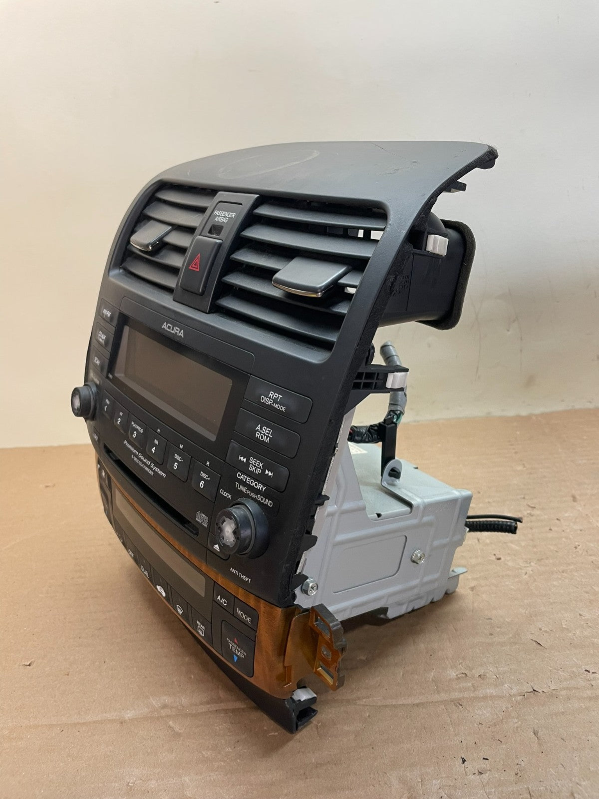 2006 2007 2008 Acura TSX Radio Climate Control T4295 DG2