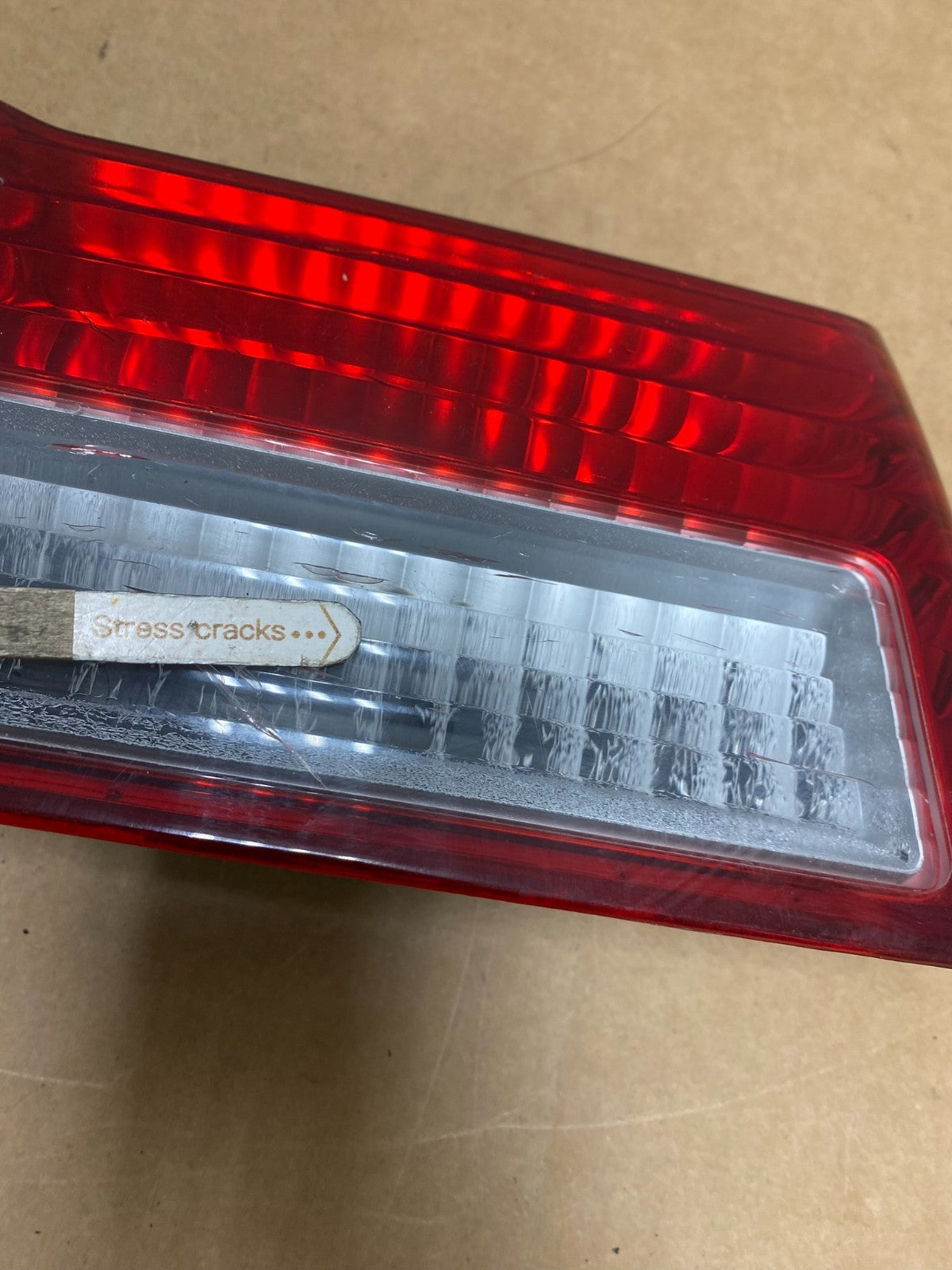 2001 to 2002 Honda Accord Left Driver LH Side Inner Tail Light OEM X2722 DW6
