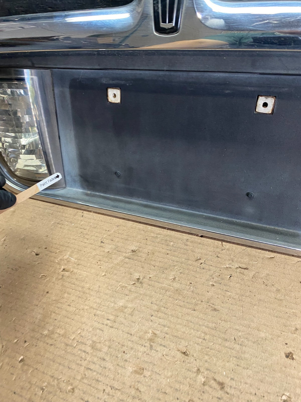 2003- 2006 Lincoln LS Rear Finish Panel Trunk Panel Chrome OEM S1437 DG4