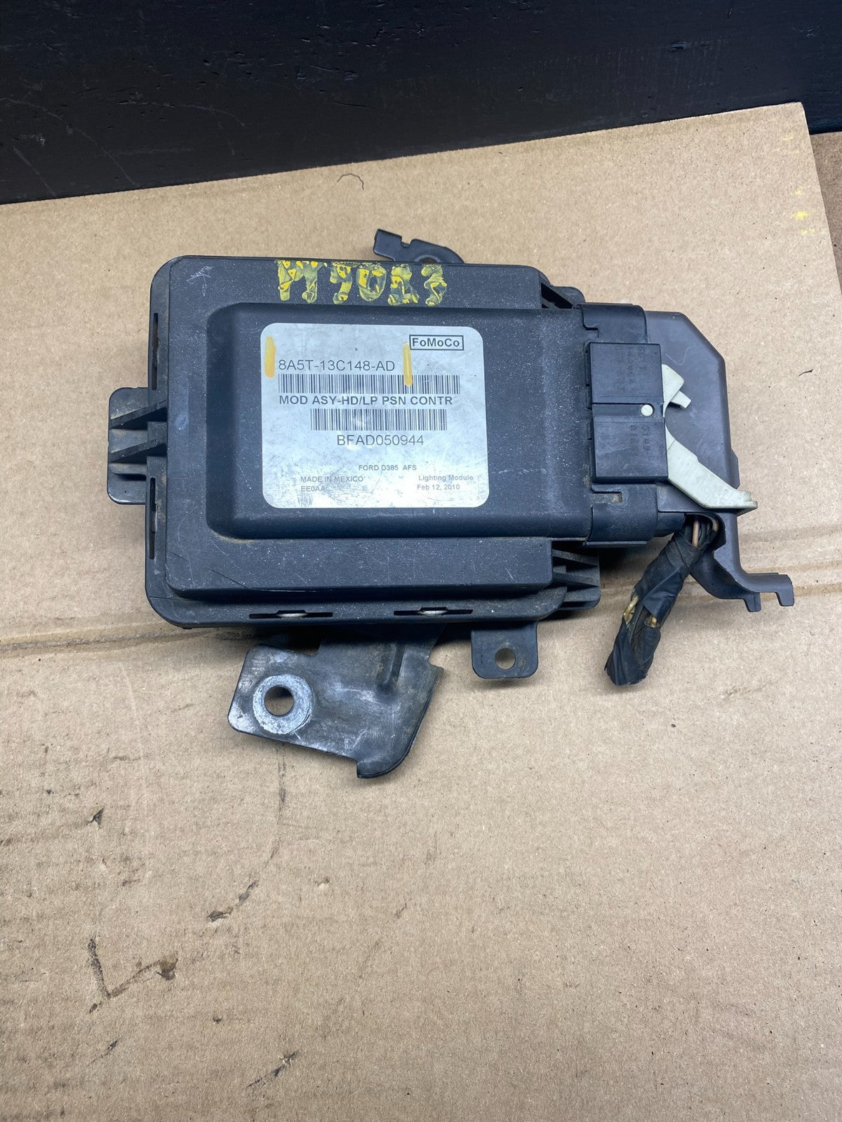 2010 2011 2012 Lincoln Mkt Adaptive Headlight Control Module AB7353 DG0