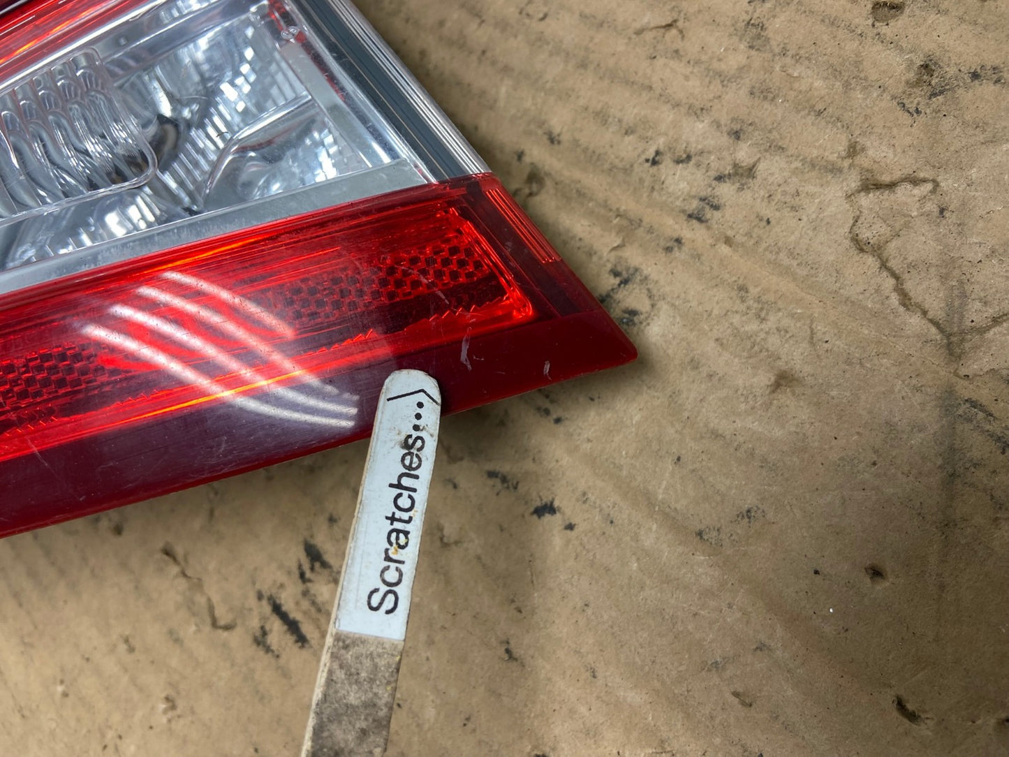 2013 to 2016 Ford Fusion Left Driver LH Side Tail Light Inner AD2410 LK3